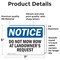 Signmission Do Not Mow Row At Landowner'S Request, 7 in W x Rectangle, Vinyl Decal OS-2PACK-NS-D-57-L-11311 - alternate 6